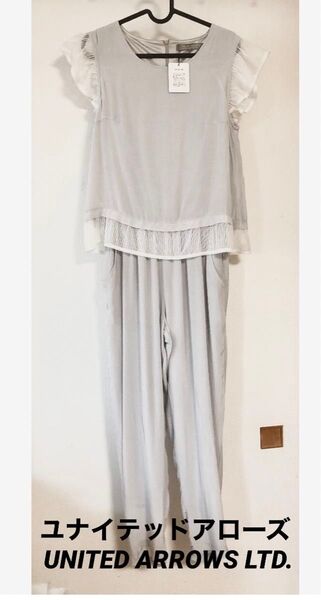 未使用品 UNITED ARROWS LTD.ユナイテッドアローズ オールインワン セミフォーマル サロペット