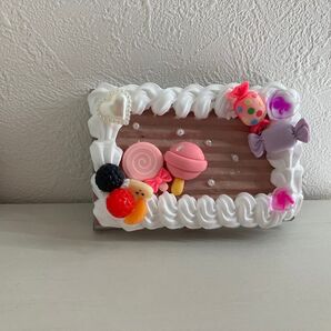 ハンドメイド ホイップデコ 名刺入れ スイーツ