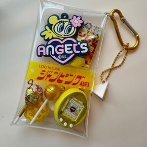 平成レトロ Y2K 黄色系 イエロー系 ガチャ詰めポーチ