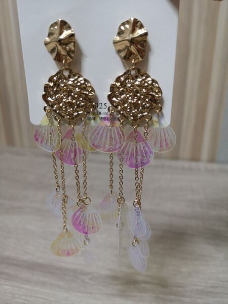 !値下げ!【新品】 ピアス イヤリング マーメイド 貝殻 ラテンダンス バカンス