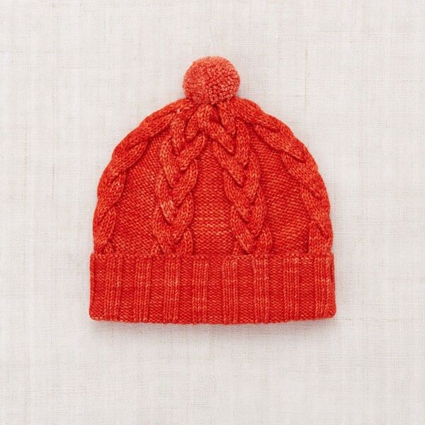 新品 2-4y Misha & Puff BraidedHat RedFlame