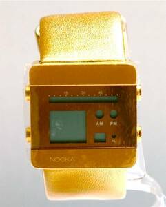 未使用品 ヌーカ Nooka zem zenu night デジタル腕時計 ゴールドの商品画像