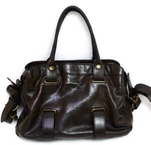 theory theory 2Way all leather shoulder bag 