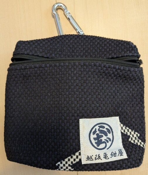 ポーチ カラビナ 越後亀紺屋