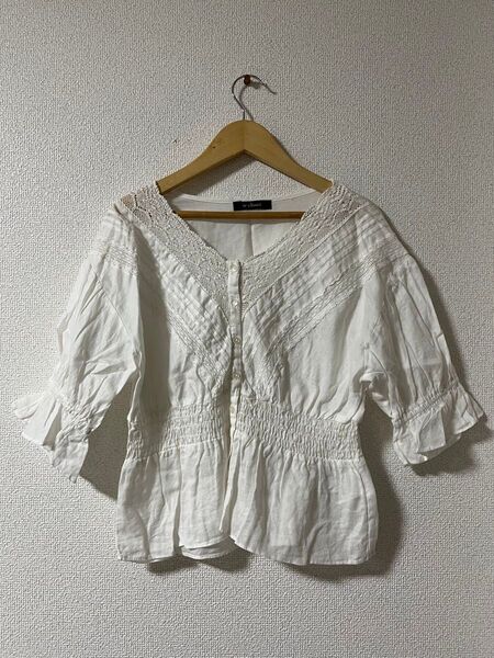 w closet 白 ホワイト ブラウス ダブルクローゼット