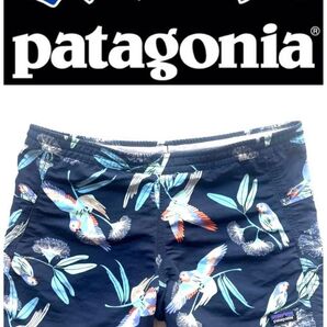 パタゴニア バギショ バギーズショーツ アウトドア ショートパンツ ハーフパンツ バギーズ オウム柄 レア 希少 限定品