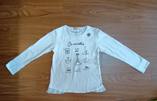 pom ponette ss 130〜140 長袖 Tシャツ カットソー ロンT トップス ポンポネット