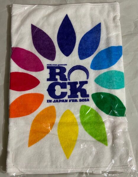 新品 ROCK IN JAPAN 2012 タオル レア フェイスタオル
