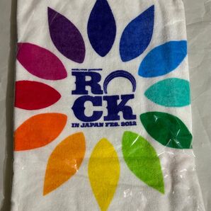 新品 ROCK IN JAPAN 2012 タオル レア フェイスタオル ロッキン