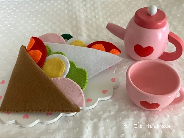 フェルトでおままごと サンドイッチセット