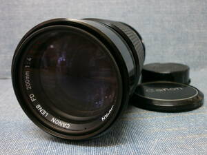 中古良品 Canon キヤノン FD 200/4 s.s.c.点検整備済み