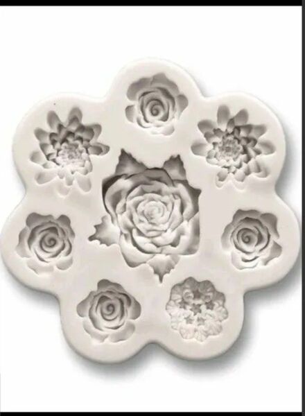 薔薇のシリコンモールド レジン ハンドメイド 値引き不可
