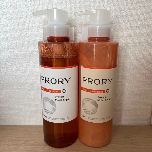 PRORY モイストリペア シャンプー トリートメント 本体 450ml 450g ロート製薬株式会社 プロリー