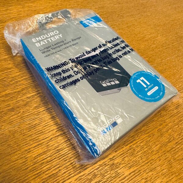 新品 未開封品 GoPro用 純正enduroバッテリー HERO12,11,10,9 BLACK【ADBAT-011】