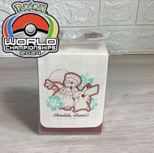新品未開封品【ポケモンWCS2024】世界大会限定 Honoluluハワイバージョン デッキケース