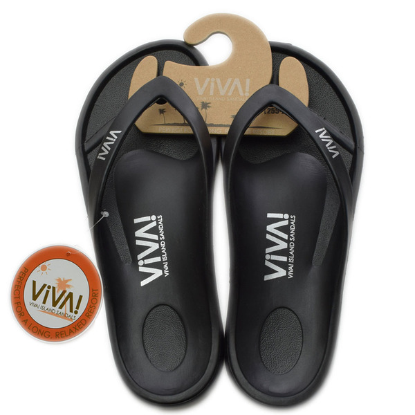 ビバアイランドサンダル (VIVA ISLAND SANDAL) ビーチサンダル BEACHSANDAL ブラック25.5cm キャンプスノーピークノースフェイスパタゴニ