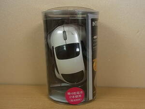 *D/547*[ unopened goods ] automobile type USB optical mouse * white *m-coupe