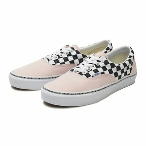 最値定価7020円!新品!正規品!バンズVANS ERAエラ StwbrycrmcKbrd高級キャンバススニーカー 白黒 チェッカー柄/ピンク/ホワイト 26.5cmの画像1