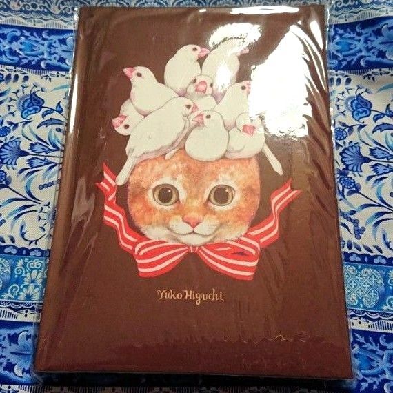 新品未開封 奇幻動物森林 樋口裕子展 布製ハードカバーノート 台湾 ヒグチユウコ 猫と白文鳥