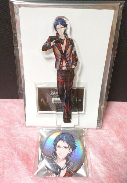 ブラスタ 5TH ANNIVERSARY EXHIBITION 鷹見 アクスタ ホログラム缶バッジ 2点セット 5周年
