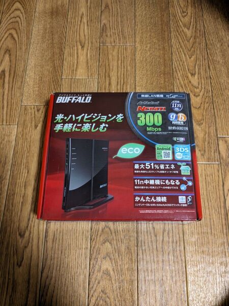 BUFFALO バッファロー WHR-G301N Wi-Fiルーター 無線LAN ルーター