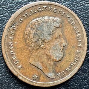 1857年 フェルディナンド1世 TORNESI DUE 記念硬貨