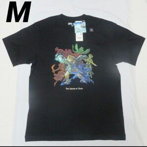 ゼルダの伝説 ティアーズ オブ ザ キングダム UT ユニクロM ブラック