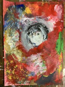 Art hand Auction Artist: Hiro C Original Rolling Thunder, Artwork, Painting, acrylic, Gash