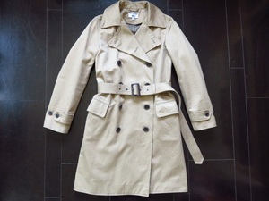 # with translation beautiful fine quality beautiful goods [ Uniqlo ] cotton trench coat [S] beige c481
