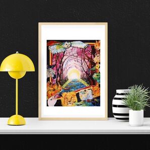 招待状 ふかさかみなみ アート 美術 絵画