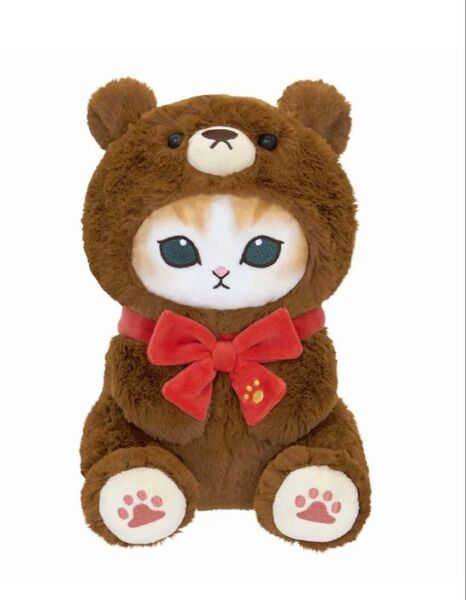 モフサンド展 テディベアにゃん ぬいぐるみ ブラウン