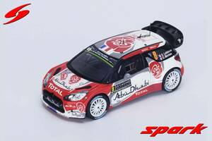 ■スパークモデル 1/43 2016 シトロエンDS3 WRC #8 S.ルフェーブル ラリーモンテカルロ