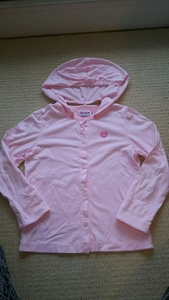 Miki House оригинал розовый тонкий капот есть верхняя одежда Parker 120