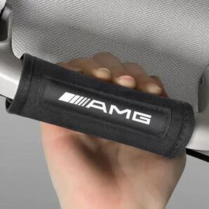 2個セット メルセデスベンツ AMG Mercedes-Benzスキニー アシストグリップカバー ルーフハンドルカバー ブラックe