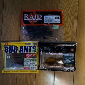ESCAPE TWIN BUGANTS BATTLEHOG バス釣り ワーム