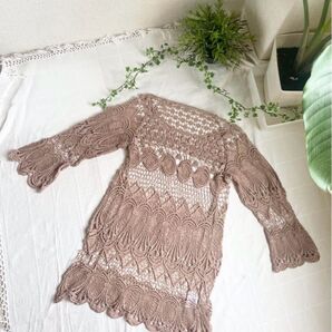 春夏秋大活躍【極美品】オズモーシス ニット ワンピース
