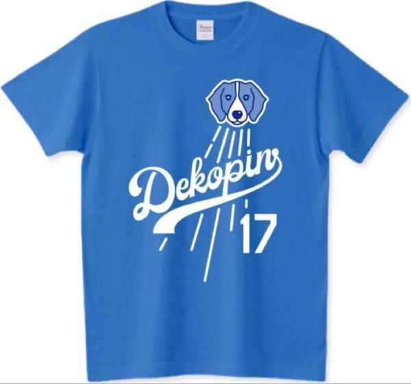 大谷翔平 Tシャツ ロサンゼルス ドジャース デコピン 前田健太 MLB エンゼルス 野球 愛犬 ベースボール 野茂英雄 石井一久