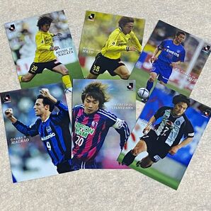 カルビー 2004 サッカー Jリーグチップス 6枚セット