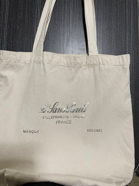 Le sans Pareil /ルサンパレイユLOGO PRINT CANVAS TOTE ロゴ プリント キャンバストートバッグ