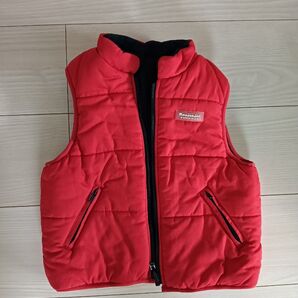 ダウンベスト ムージョンジョン moujonjon 90cm リバーシブル
