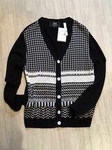 ANREALAGE アンリアレイジ ニットカーディガン PHOTOCHROMIC JACQUARD CARDIGAN women's SIZE38_画像1