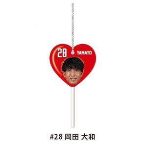 北海道コンサドーレ札幌 キャンディアクリルキーホルダー 28 岡田 大和