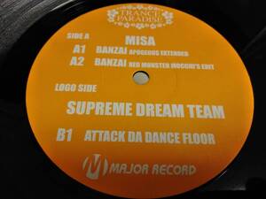 *TRANCE PARADISE - MISA / BANZAI. SUPREME DREAM TEAM / ATTACK DA DANCE FLOOR analogue 