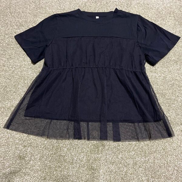 チュールドッキングTシャツ