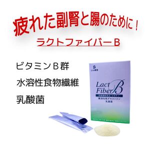 疲労、免疫力、炎症に!副腎と腸を元気にする!【しん健堂 ラクトファイバーB】