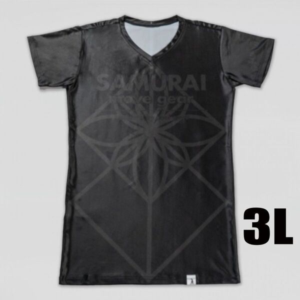 パワーアップSAMURAIシャツ(黒3L) 竹之内社長の【波乱万丈】で紹介