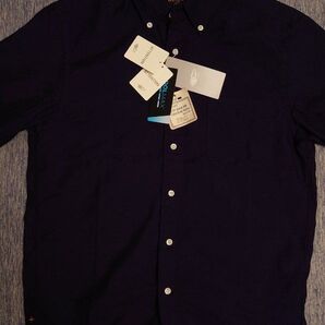 BEAMS plus シャツ ネイビー 日本製 ボタンダウン