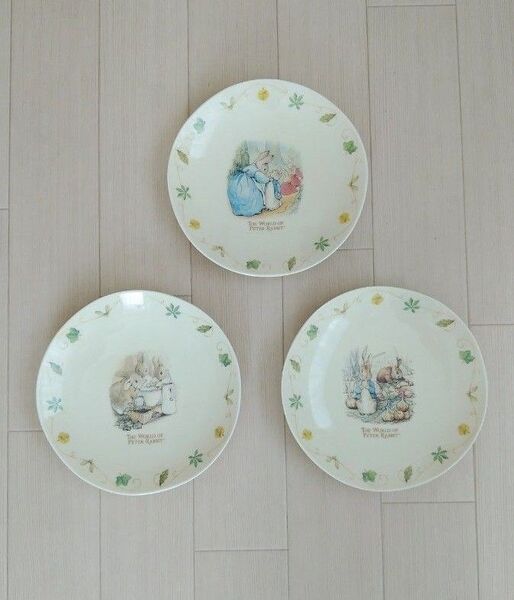 ピーターラビット お皿3枚セット