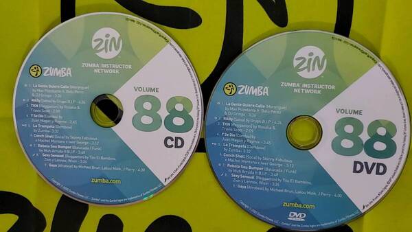 ZUMBA ズンバ ZIN88 CD&DVD インストラクター専用