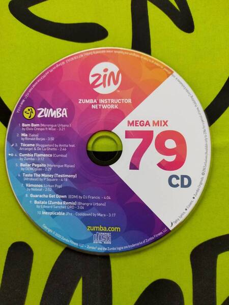 即決! ZUMBA ズンバ MegaMix79 CD インストラクター専用